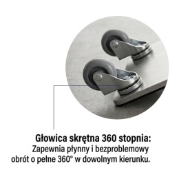 WIDEO - PLATFORMA - 125mm x 125mm - 80 KG - GRUBOŚĆ 5mm