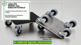 WIDEO - PLATFORMA - 160mmx 160mm - 120 KG - GRUBOŚĆ 5mm